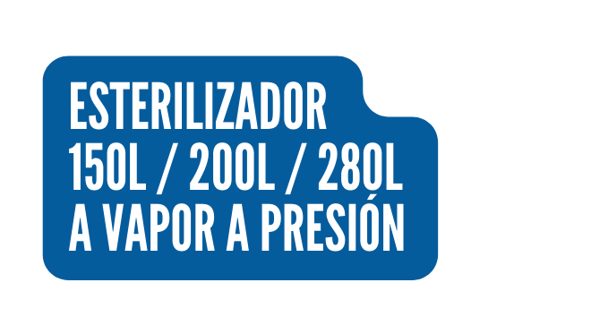 esterilizador 150l 200l 280L a vapor a presión