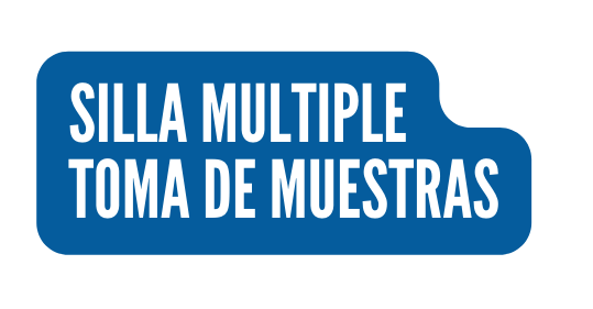 SILLA MULTIPLE TOMA DE MUESTRAs