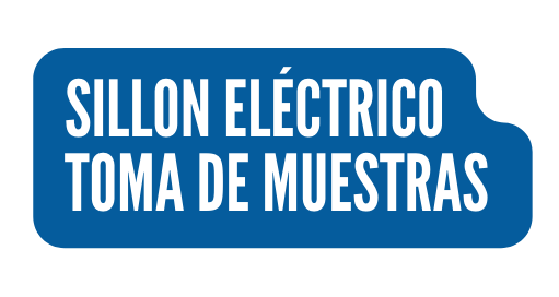 sillon eléctrico toma de muestras