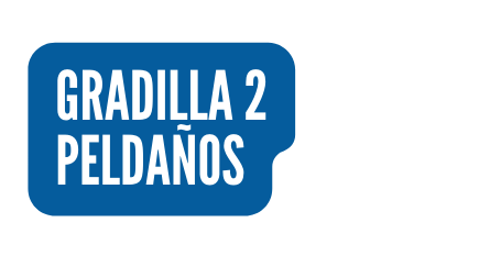 GRADILLA 2 PELDAÑOS