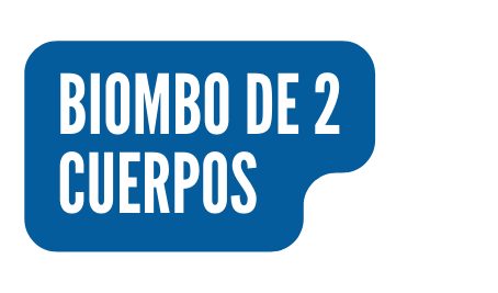 BIOMBO DE 2 CUERPOS