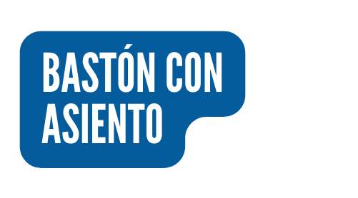 bastón con asiento